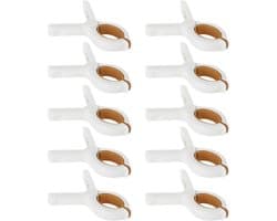 10x Grote Sterke Winddichte Clips voor Strandhanddoeken en Kleding - Extra Sterke Wasknijpers