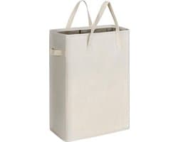 Smalle wasmand, kleine opvouwbare smalle waszak met handvat.