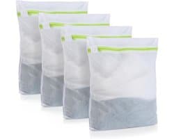 Dailygoods- Linnentas Set van 3 - Waszakken voor Wasgoed - Waszak Klein - Wastas Multifunctioneel - Wasnet voor Kleding - Hoogwaardig Mesh