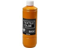 Textielkleur, mosterdgeel, 500ml