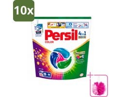 10 x Persil - Wasmiddel - Wasmiddelcapsules Discs Gekleurde Was - Voor Gekleurde Was - 22 wasbeurten - Bulkverpakking - Wasmiddel - Douchemop - Wascapsules
