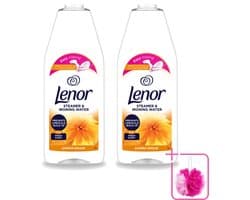 2 x Lenor - Strijkwater - Summer Breeze - Textielverfrisser - 1000 ml - Bulkverpakking - Strijkwater - Douchemop - Zomerse geur