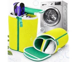 Waszak voor Schoenen, Herbruikbare Waszak met Rits, 360° Reiniging, Bescherming voor Sneakers en Trainers, Waterdoorlatend en Antideformatie