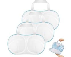 Waszak voor Bh's - Set van 3 Stuks - 34 x 20 cm - Herbruikbare Wasnetten voor Delicate Ondergoed en Wassen in de Wasmachine