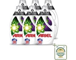6 x Ariel – +Revita Black – Vloeibaar Wasmiddel – 900 ml - Wasstrips - Donkere Was - Kleurbescherming - Vlekverwijdering - Cools Wasmiddel - Zwarte Kleding Beschermen