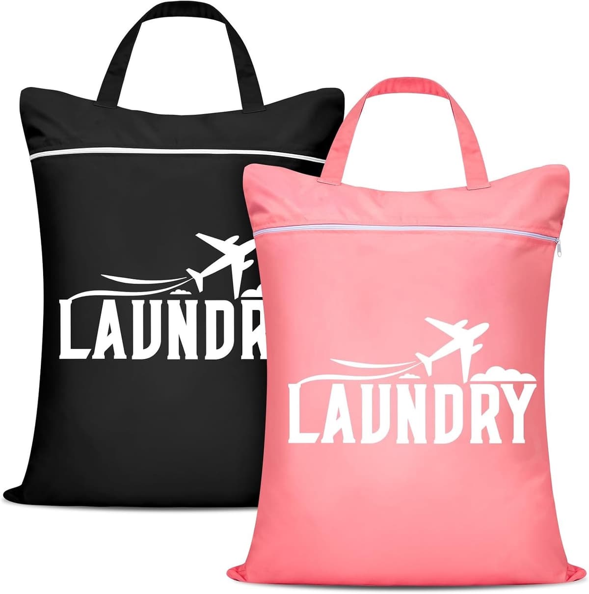 Grote Reiswaszak Set van 2 - Wasbare Waterdichte Tas voor Nat Kleding, Badkleding en Sport - Ideaal voor Gym, Zwembad en Yoga — afbeelding 1