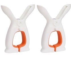 Wasknijpers - Droogknijpers - Wasknijpers Kunststof - Antislip wasknijpers voor het drogen van lakens en dekens, huishoudelijk gebruik, stevige en gebruiksvriendelijke wasknijpers - 2-pack