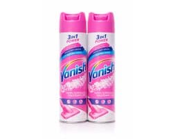 Vanish Oxi Action Tapijtreiniger - Voordeelverpakking - 2 stuks - Vlekverwijderaar - Schuim - 2X600ml