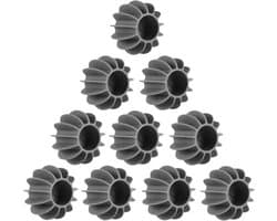 Wasbollen - 10 Stuks - Herbruikbare Wasballen - Wasballen - Haarverwijderaar - Wasmachine Ballen - Wasdroger Bollen - Anti Kreuk - Grijs - Grey -