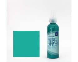 La Pajarita textielverf spray 100ml turquoise - textiel knutselverf.