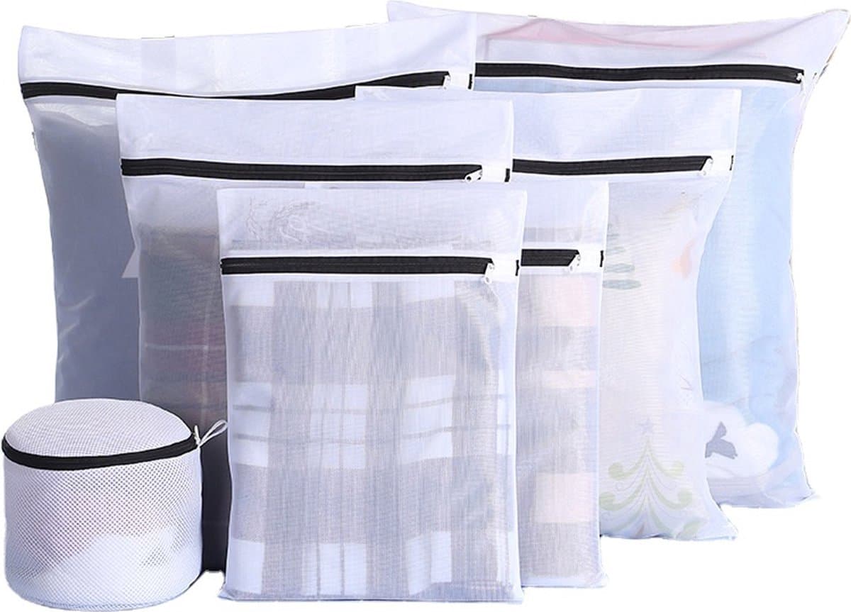 New Age Devi - Waszakken Set van 7 voor Jouw Delicate Wasgoed - Inclusief Waszakje voor Lingerie, BH en Grote Waszakken - Bescherm je Kleding met Onze Kwalitatieve Wasnetten! — afbeelding 1