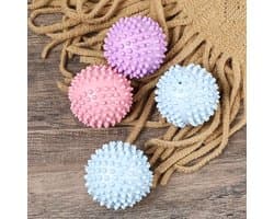 Famanu Droogkogel met 4 stuks drogerballen, herbruikbare drogerballen voor wasmachine en droger — afbeelding 1