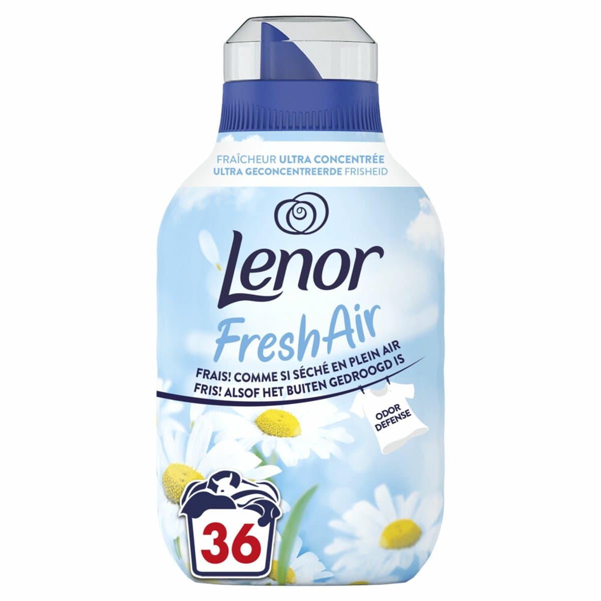 Lenor Wasverzachter Fresh Air Sensitive 36 Wasbeurten - 6 x 504 ml - Voordeelverpakking — afbeelding 1