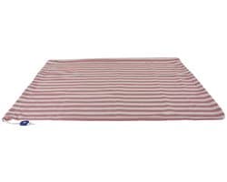 Waszak 60x60 cm - Met K-locksluiting - Rood gestreept — afbeelding 1