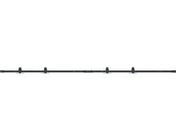 vidaXL - Ophangset - voor - schuifdeur - 213 - cm - koolstofstaal — afbeelding 1