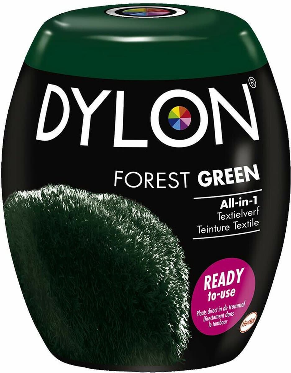 Dylon - Textielverf Forest Green - 3 x 350 gr - Voordeelverpakking — afbeelding 1