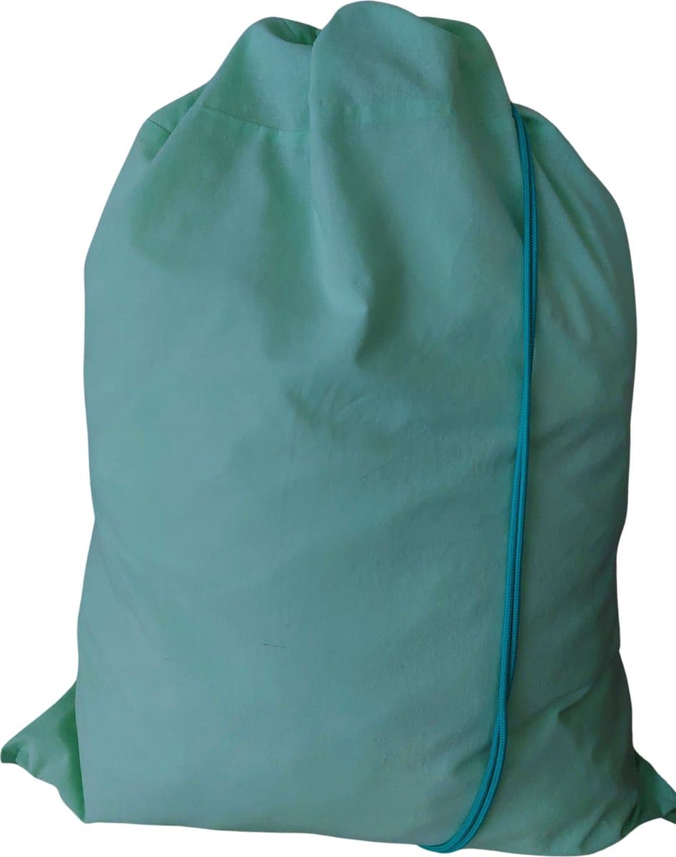 Bluvardi katoenen waszak -XXL- met trekkoord - aqua green — afbeelding 1