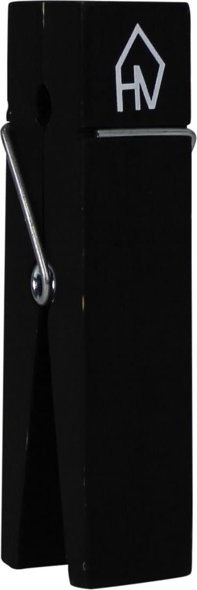 HouseVitamin houten knijper | Wasknijper groot | Zwart | 3 x 4 x 15 cm — afbeelding 1
