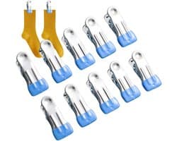 Wasknijpers - Kleding Clips - Kleding Drogen - Traceless Klemkracht - 5.5 x 2.3 cm - Blauw