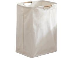 Wasmand - opvouwbare wasmand - draagbare waterdichte opbergmand - geschikt voor het opbergen van vuile kleding, handdoeken en speelgoed (30*40cm - gebroken wit)