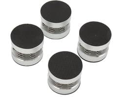Luidspreker Isolatievoeten - Schokdempers Hifi - Audio Verbetering - Veer Demping Systeem - 4 stuks 9kg - Zilver