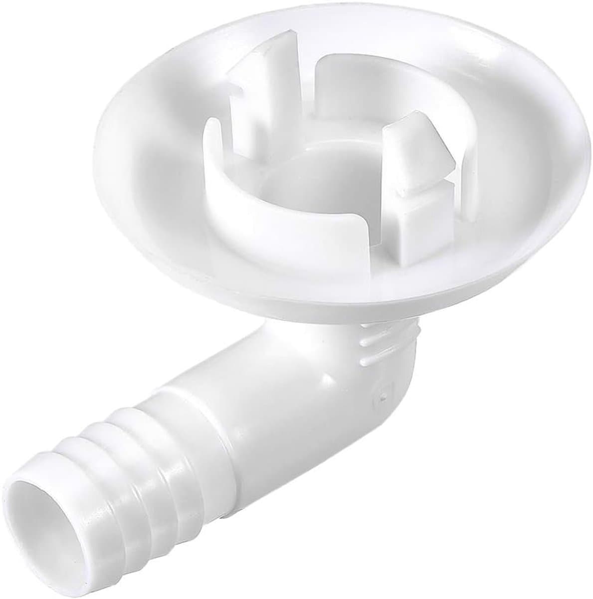 Aansluitstuk voor afvoerslang van airconditioning (elleboogstuk) voor mini-split airco's en raamairco's, 30 mm, 1 stuk — afbeelding 1