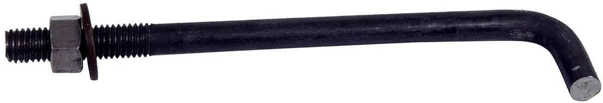Ankerbouten - Bevestigingsbouten Beton - Beton Bevestigen - Voor Hout Beton - 1 5/8 x 20 inch - Plain Finish — afbeelding 1