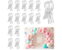 Grote Knijpers - Handdoek Clips - Dingen Vastzetten - Antislip Grip - 15 Stuks - Transparant