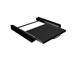 Bodo® Stapelkit - Uitschuifbare plank - Wasmachine en Droger - Universeel - Zwart