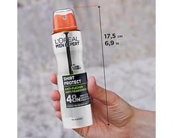 Anti-vlekken Deospray voor Mannen - 48 uur Fris & Intens Verkwikkend, 6 x 150 ml