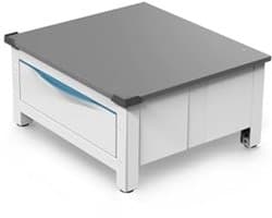 Verhoger voor Wasmachine of Droger met Uittrekbare Lade 28L - Max 250 Kg - Wit