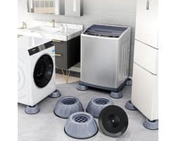 4 Stuks Anti Tril Poten - Wasmachine Demper - Schokdemper - Anti Slip Trilmats - Wasmachine Trillingsdemper - Trillingsdemper - LOUZIR