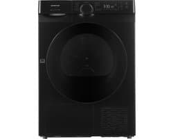 Inventum VDW9030B Wasdroger - 9kg - Warmtepompdroger - UV-hygiënefunctie - Energielabel B - Zwart