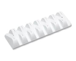 Wasrib trommelrib - geschikt voor Bauknecht Whirlpool - 3 klemmen - 226 x 74 x 25 mm - meenemer trommel voor wasmachine