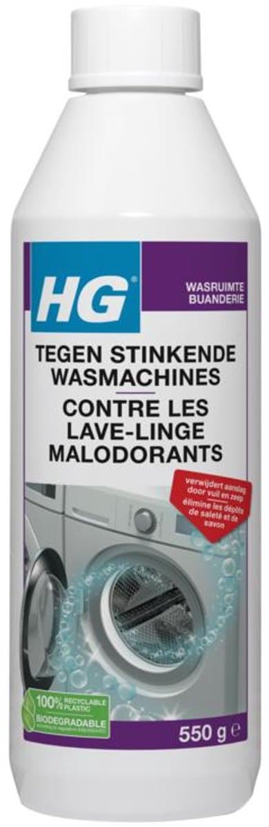 2x HG Stinkende Wasmachine Reiniger 550 gram — afbeelding 1