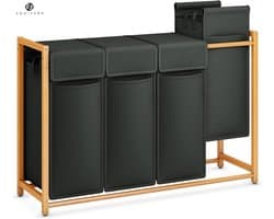 Equivera Wasmand 4 Vakken - Wasmand - Wassorteerder - Wasbox