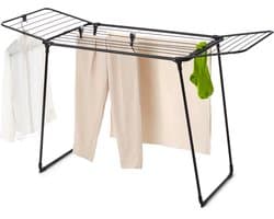Brabantia HangOn Too Droogrek - 18 m - Inklapbaar Wasrek - Matt Black