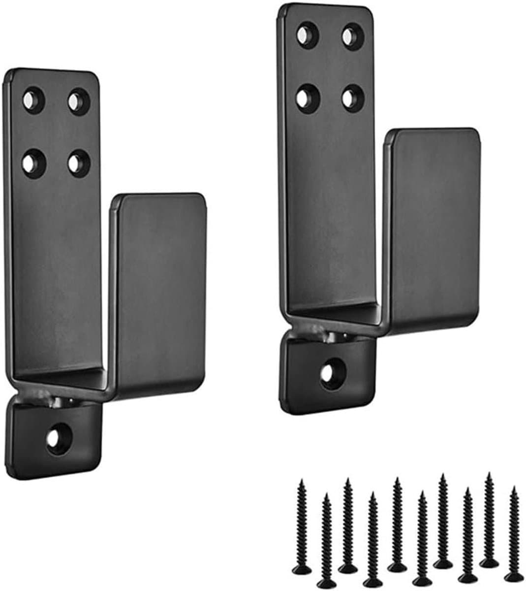 Allecto Plus - Deurbarricadebeugels - 2 stuks - Metaal - U-vormig — afbeelding 1