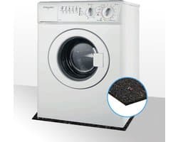 Rubbermagazijn - Anti trillingsmat wasmachine 200x125cm Dikte 10mm