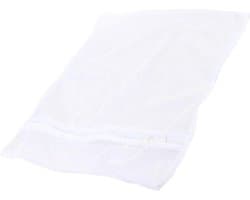 Caresse lingerie wasnetje met rits - wit - 30x40cm