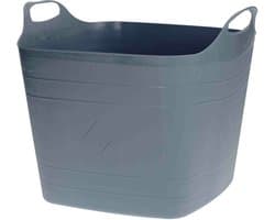 Flexibele kuip - 40L - kunststof - grijs - emmer - wasmand — afbeelding 1