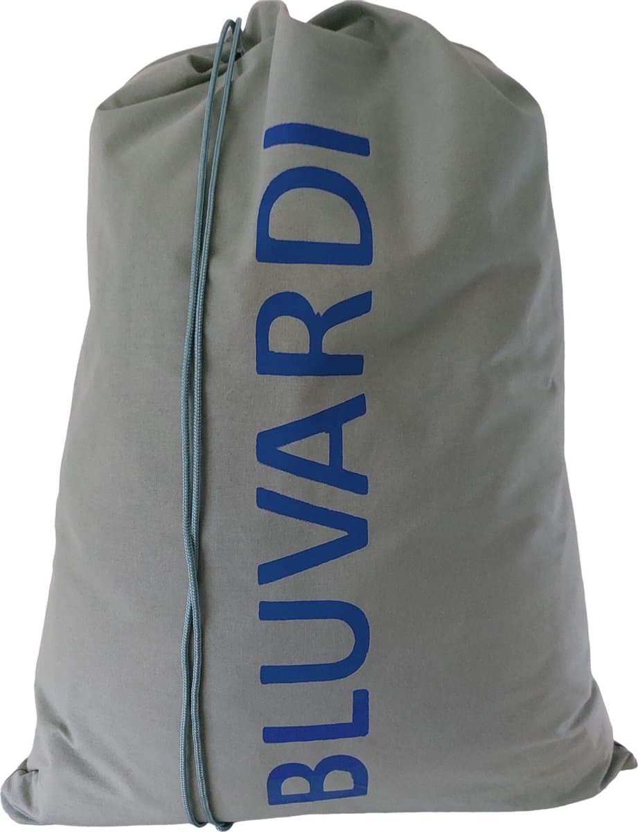 Bluvardi katoenen waszak -XXL-Heavy Duty - met trekkoord - Zeegroen — afbeelding 1