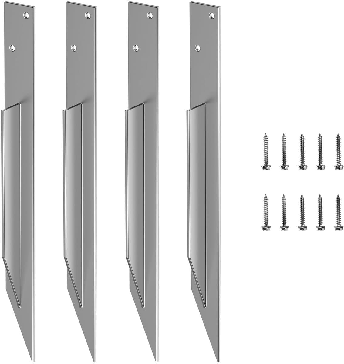 Omgoods - 4 Stuks Grondankers voor Schommels en Speeltorens — afbeelding 1