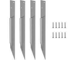 Omgoods - 4 Stuks Grondankers voor Schommels en Speeltorens