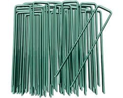 Omgoods - Set van 50 U-vormige Grondankers voor Tuin en Tent