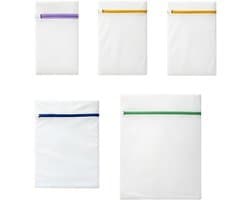 Set van 5 Wasnetten voor Kleding en Schoenen - Mesh Waszakken voor de Wasmachine, Mini, Klein, Medium en Groot Formaat