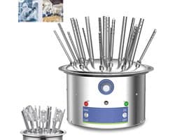 Glaswerk Droger - Laboratorium Droogmachine - Snelle Droging - Temperatuurregeling - 30 Gaten - Grijs