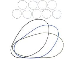 Vuilniszak Clips - Afvalbak Elastiek - Afvalbeheer Thuis - Veilige Bevestiging - 12 Stuks - Diverse Kleuren