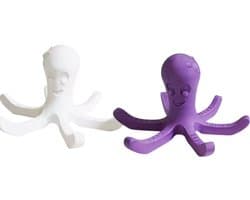 2x Drinkfles Droogrek – Universele Flessen Droogrek met Luchtcirculatie, Ruimtebesparend Flessenrek voor Keuken, Babyflessen en Waterflessen - Wit en Paars
