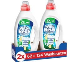 Witte Reus Ultra Concentrated Gel Wasmiddel | 2 x 62 wasbeurten | 124 wasbeurten | Voordeelverpakking